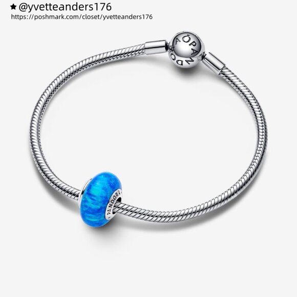 Pandora Opalescent Ocean Deep Blue Charm - Picture 4 of 5